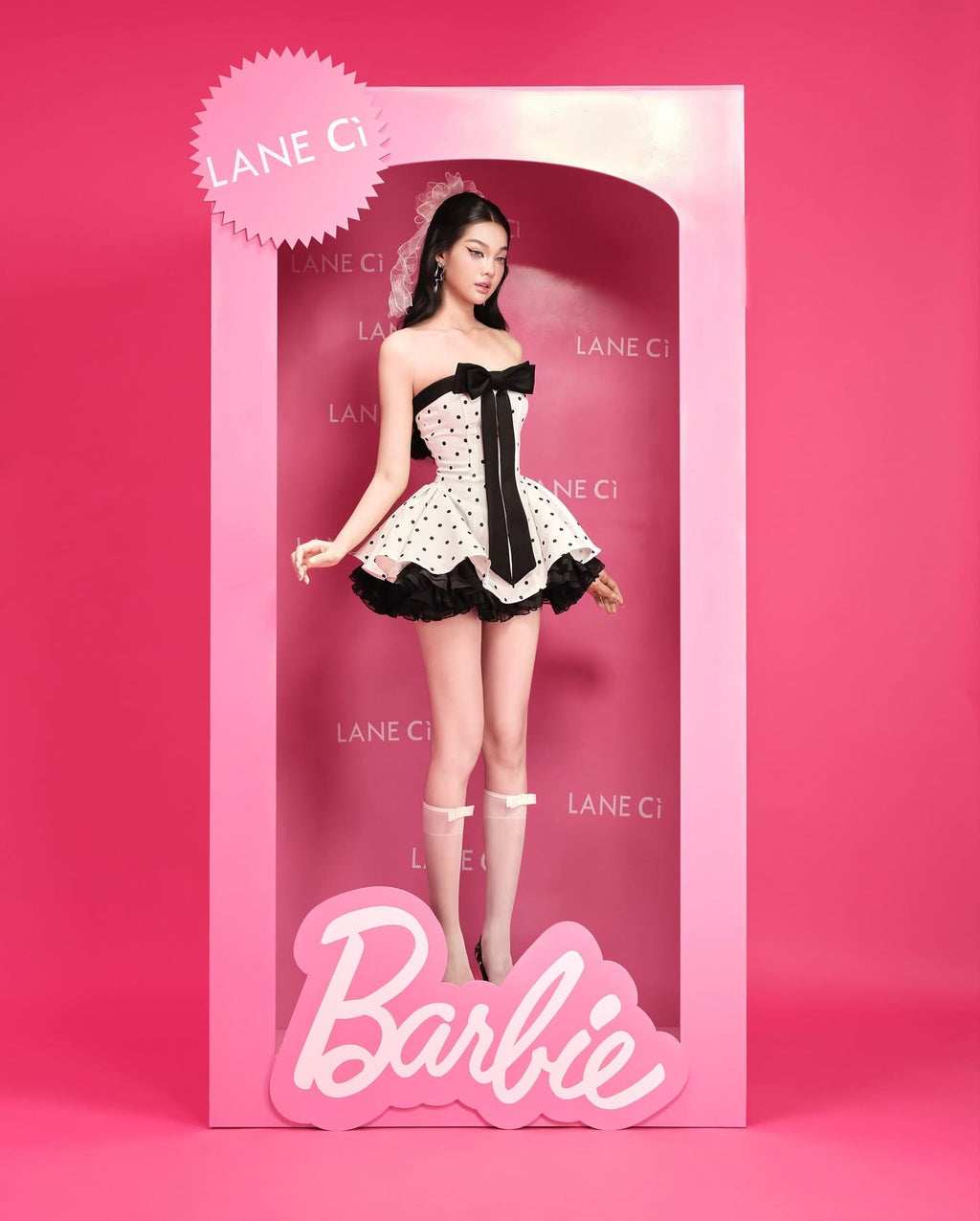 LANE CÌ Bunny Dress ( Polka Dots )