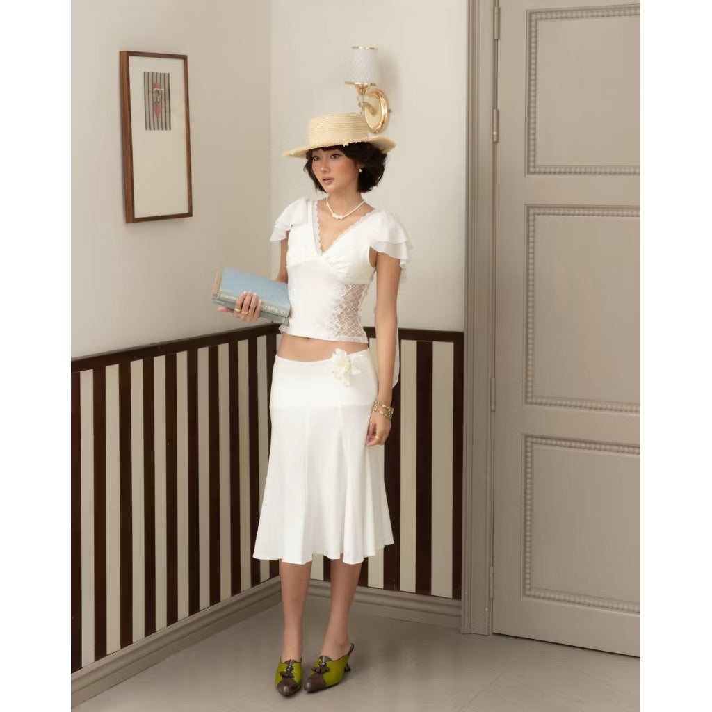 ManiaCutie Elio Midi Skirt
