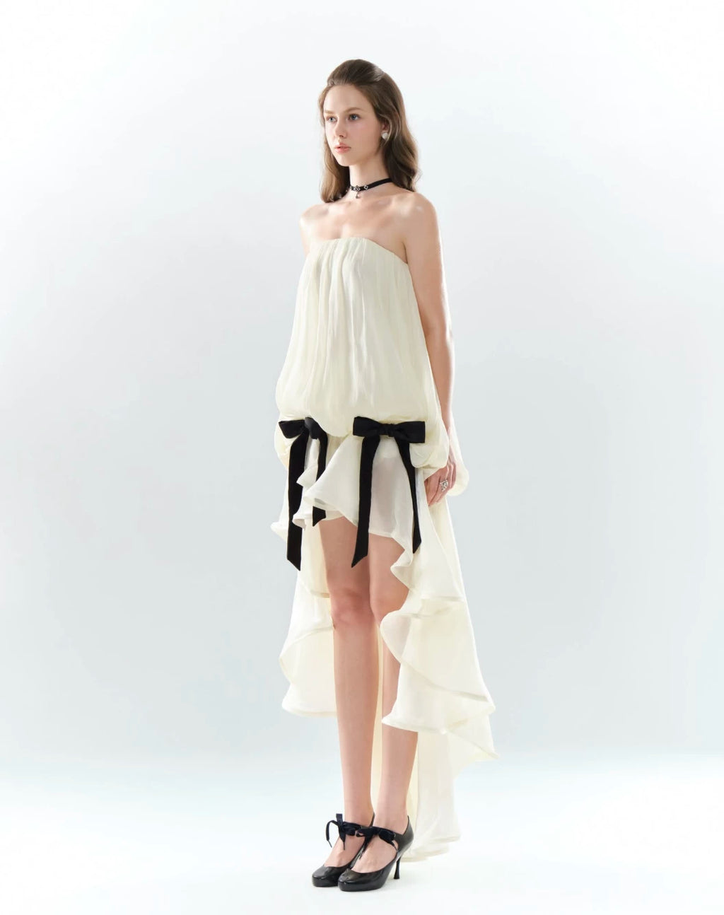 Bubble Soleil Noir Bow Dress