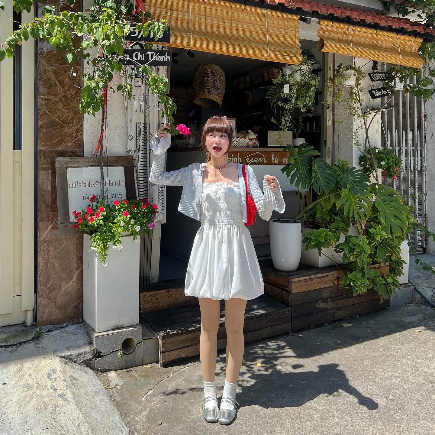 AREUM Aimee Dress + Nami Cardigan Set