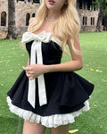 LANE CÌ Bunny Dress ( Black )