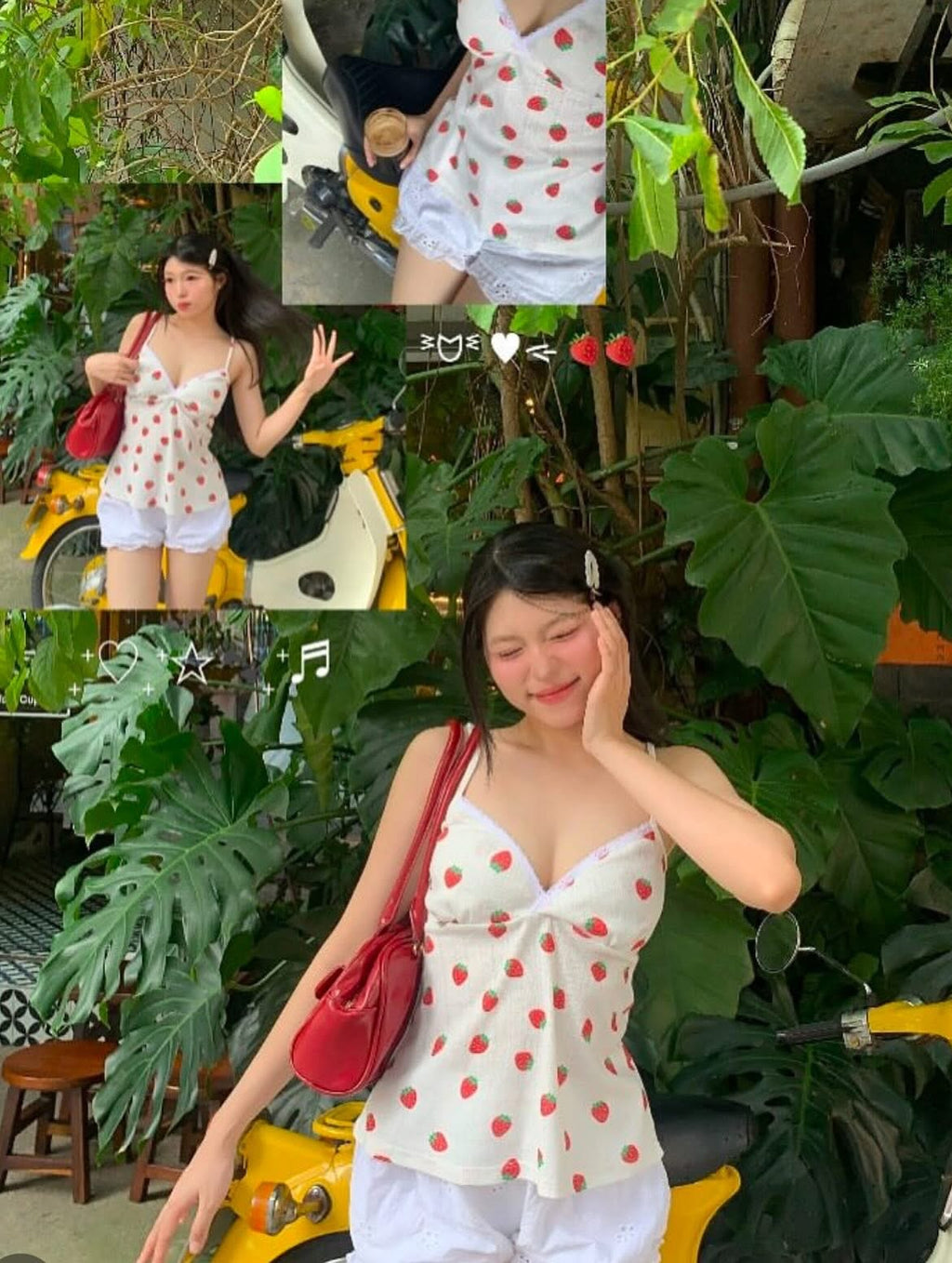 Remolacha strawberry tank top - Ready to dispatch within 48 hours.