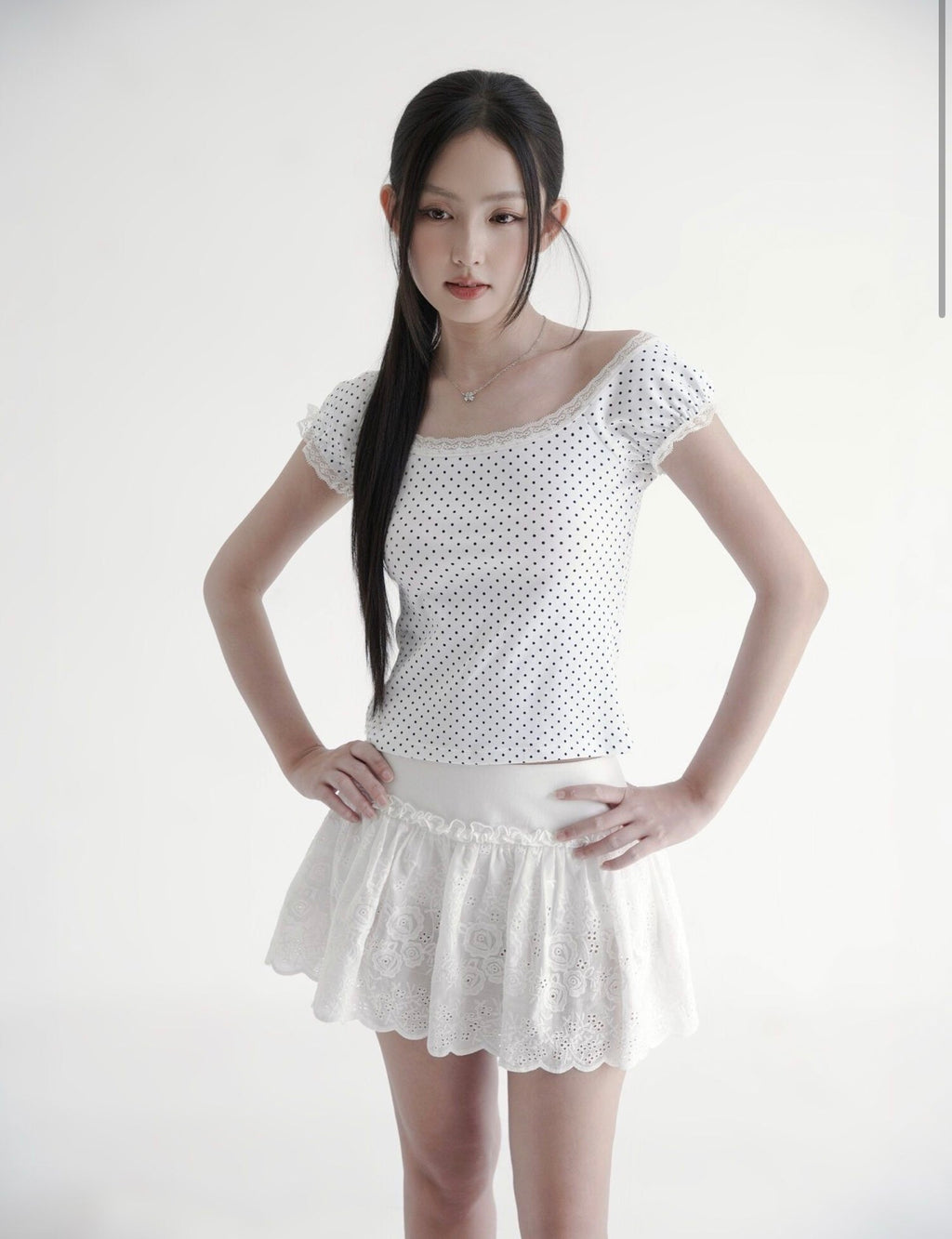 1998 Lindsey Polka Dots Top