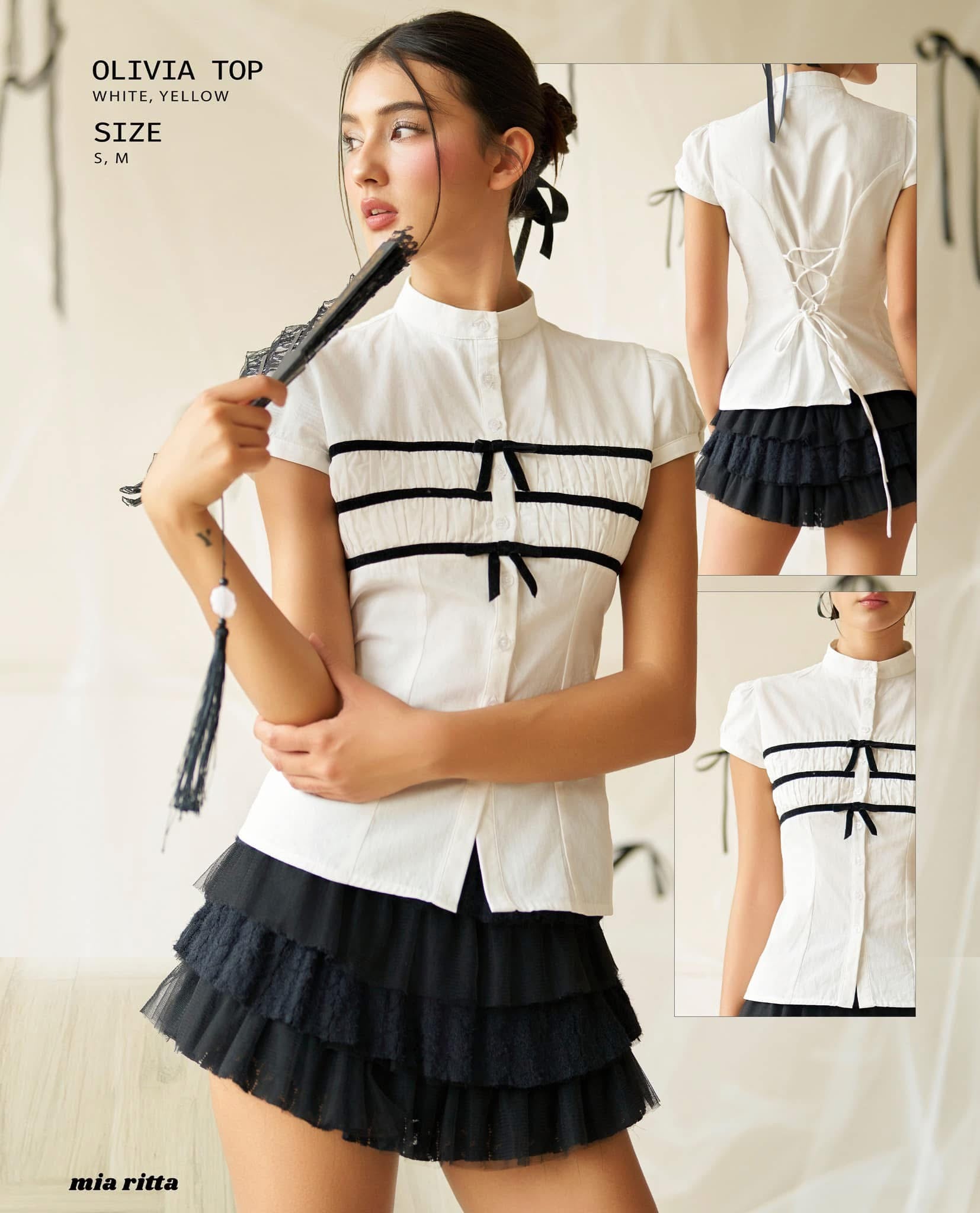 Mia Riatta Olivia Top - Ready to dispatch in 48 hours