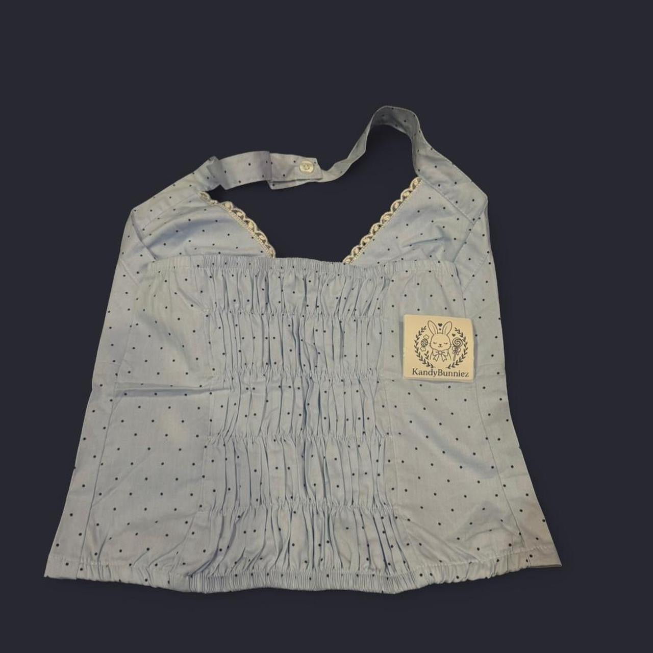 Blue Coast Polka Dot Top - Sample