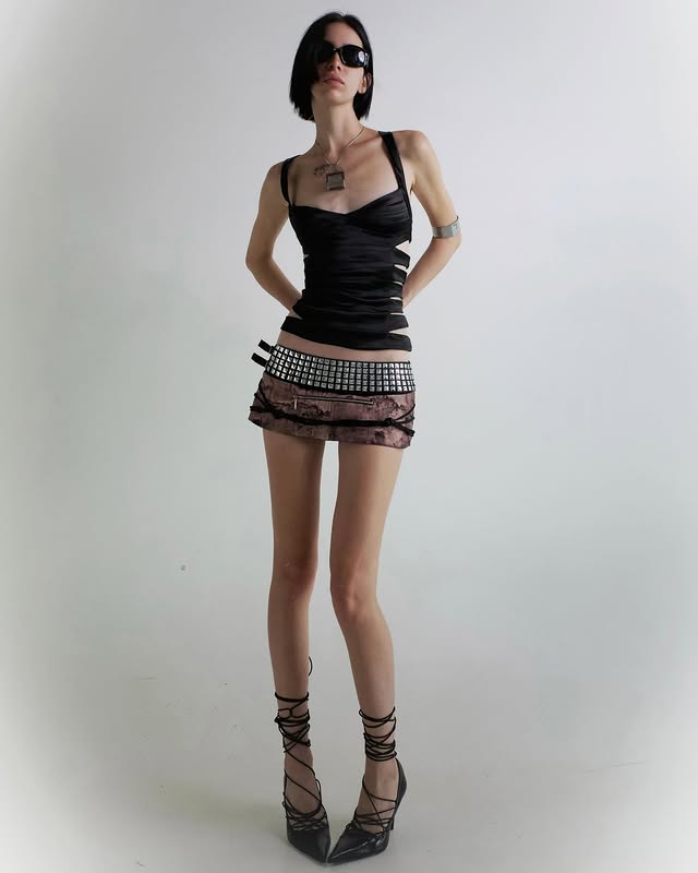KAE LUPE BANDAGE TOP ( Black )