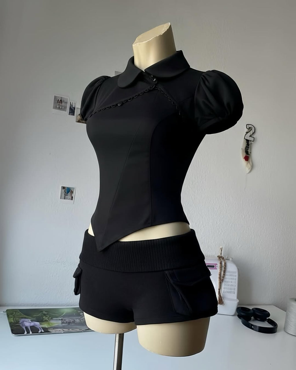 IUE Xin Xin Top (Black ) - Ready to dispatch in 48 hours