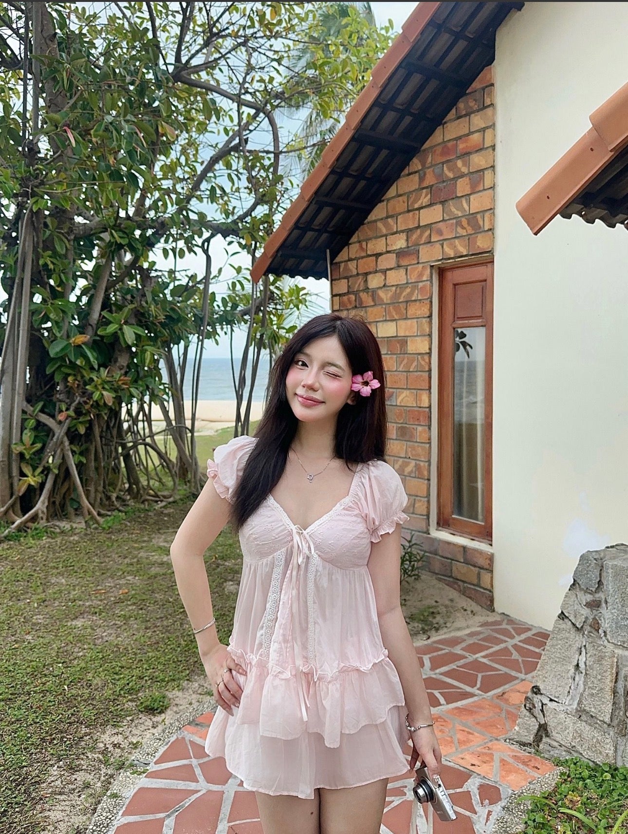 1998beforethedawn New Esme Pink Top