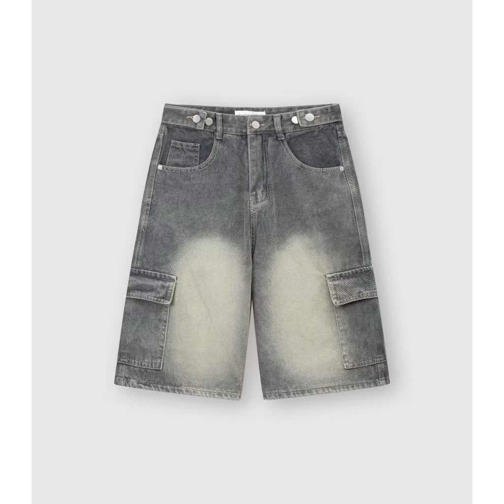 Bycamcam double buttons denim jean shorts