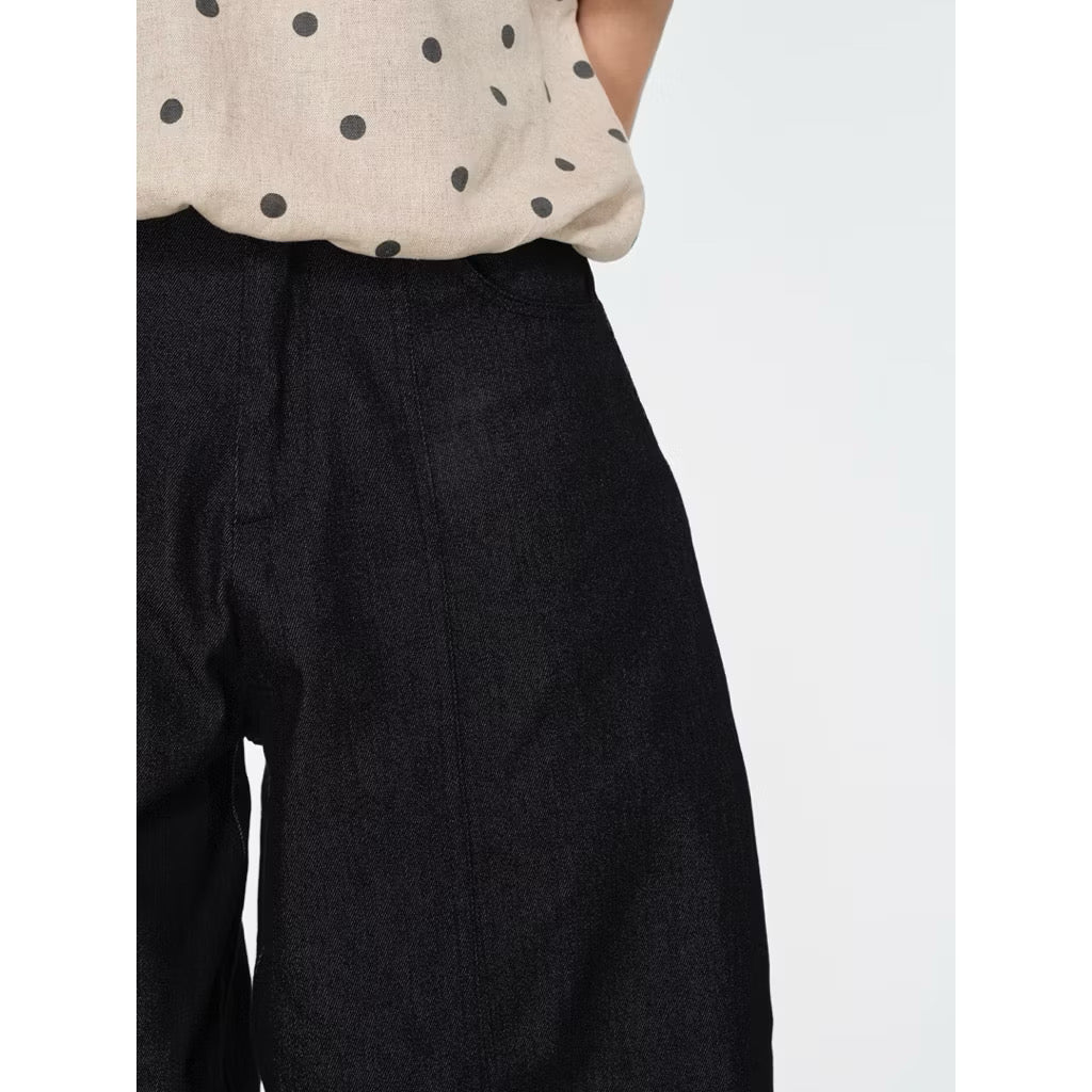LollieStudio Black Mabel Pants Polka Dots