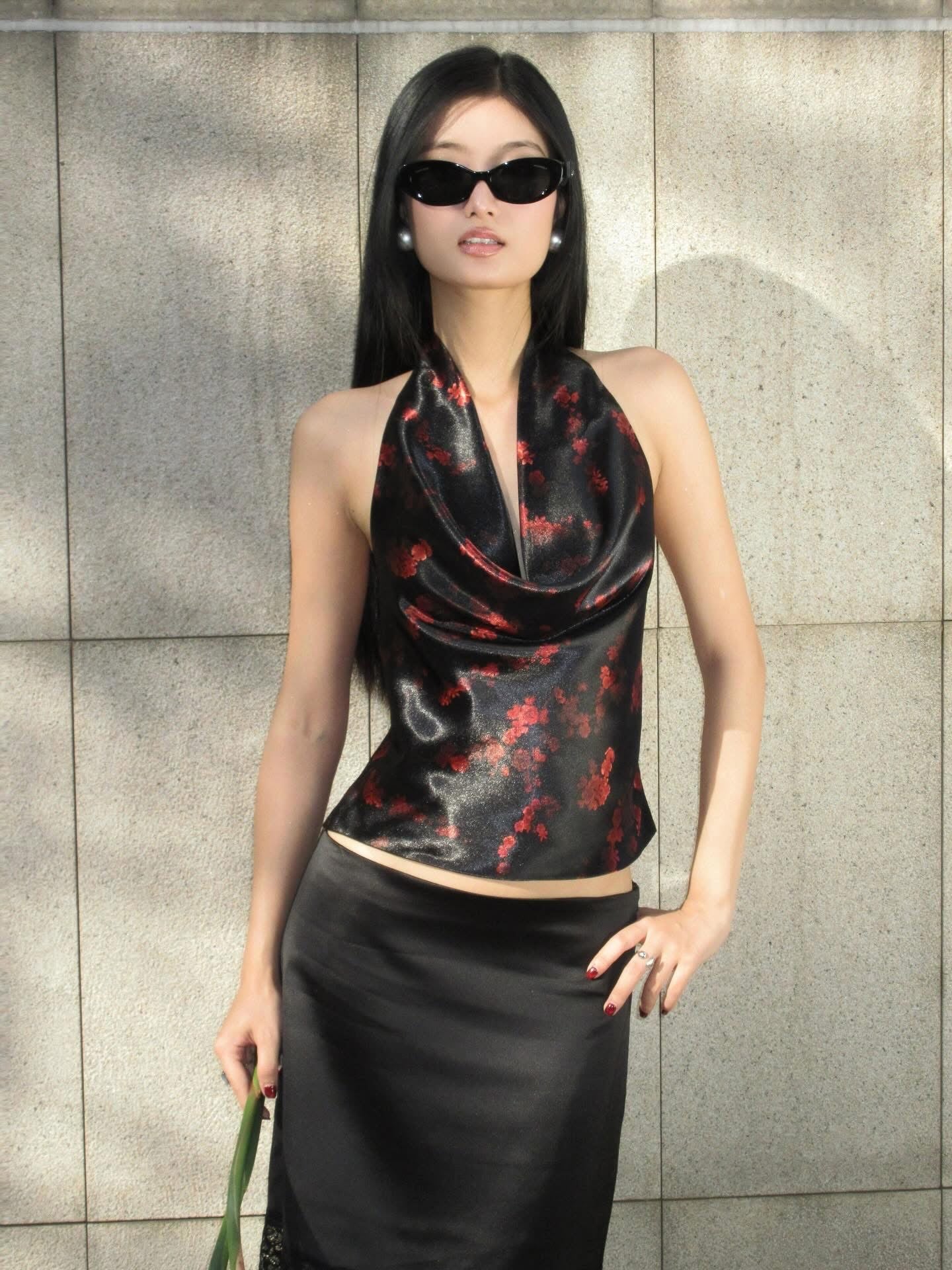 Ayserkris June Top x Silk Veil Skirt - Ready to dispatch in 48 hours