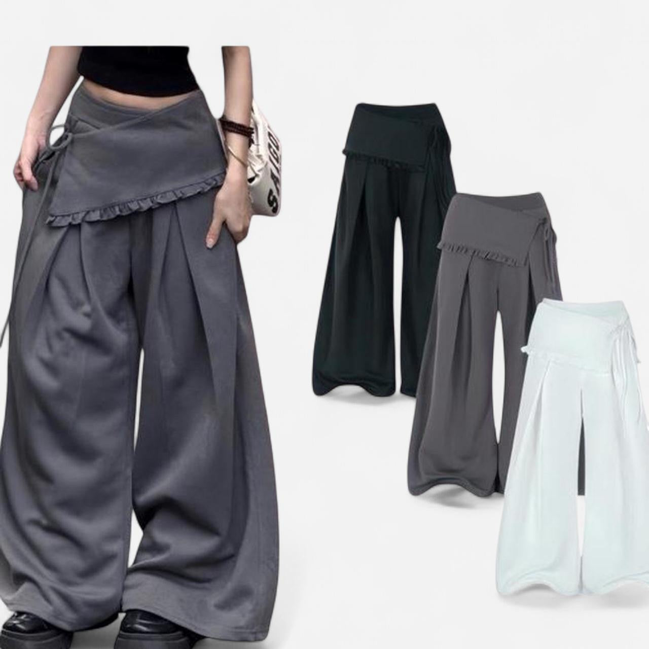M.Studio Wide-Leg Highwaist Pants - Ready to dispatch in 48 hours