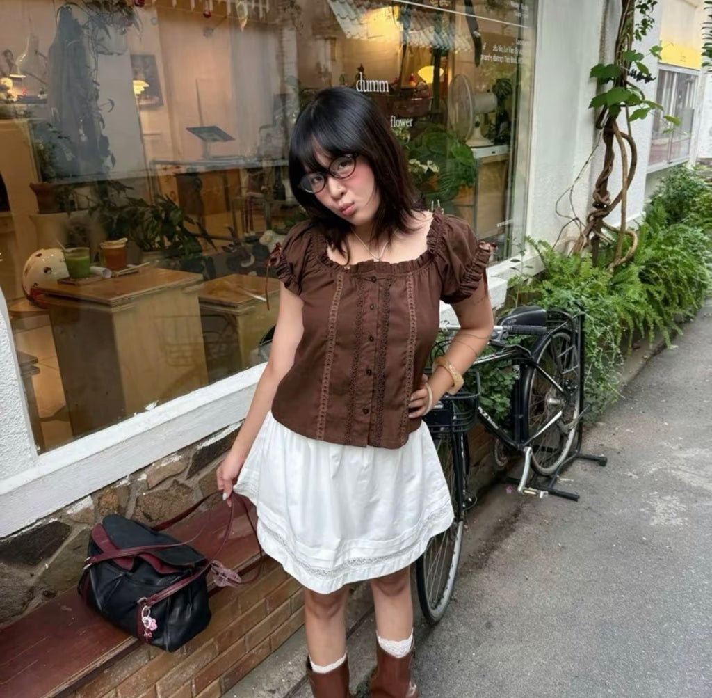 1998beforethedawn Jane Brown Top