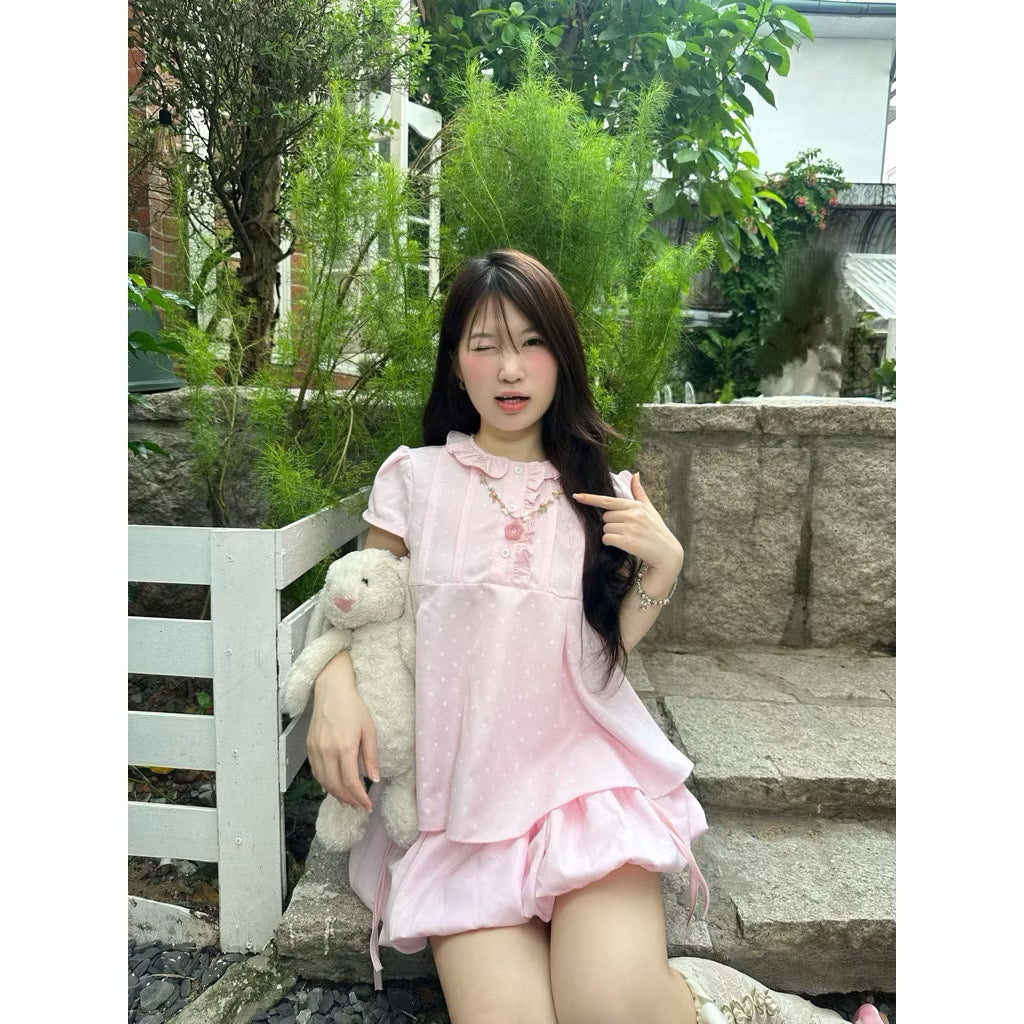 NCN Fencii Polka Dots Top