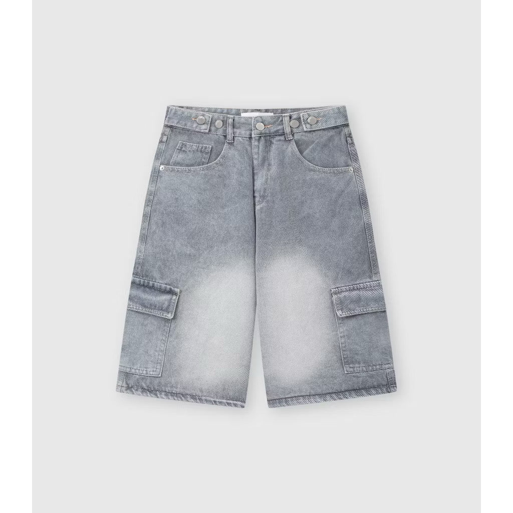 Bycamcam double buttons denim jean shorts