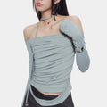 Bunnyhill MELVIN LONG SLEEVE TOP (Blue Grey)