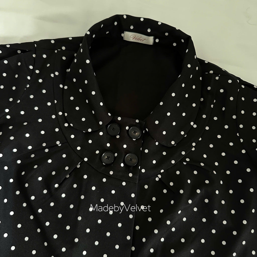 Velvet Dot Top