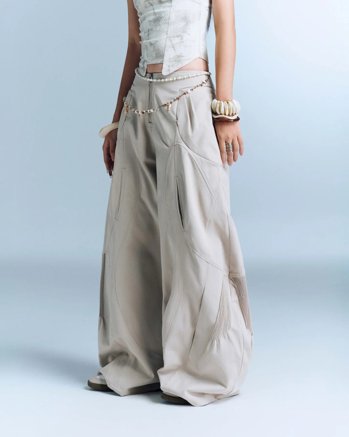 Bunnyhill Murphy Pants ( Beige ) - Ready to dispatch in 48 hours