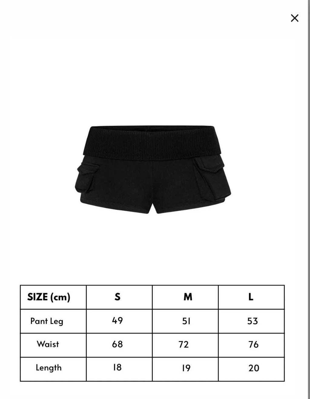 IUE “KANJI" MICRO SHORTS