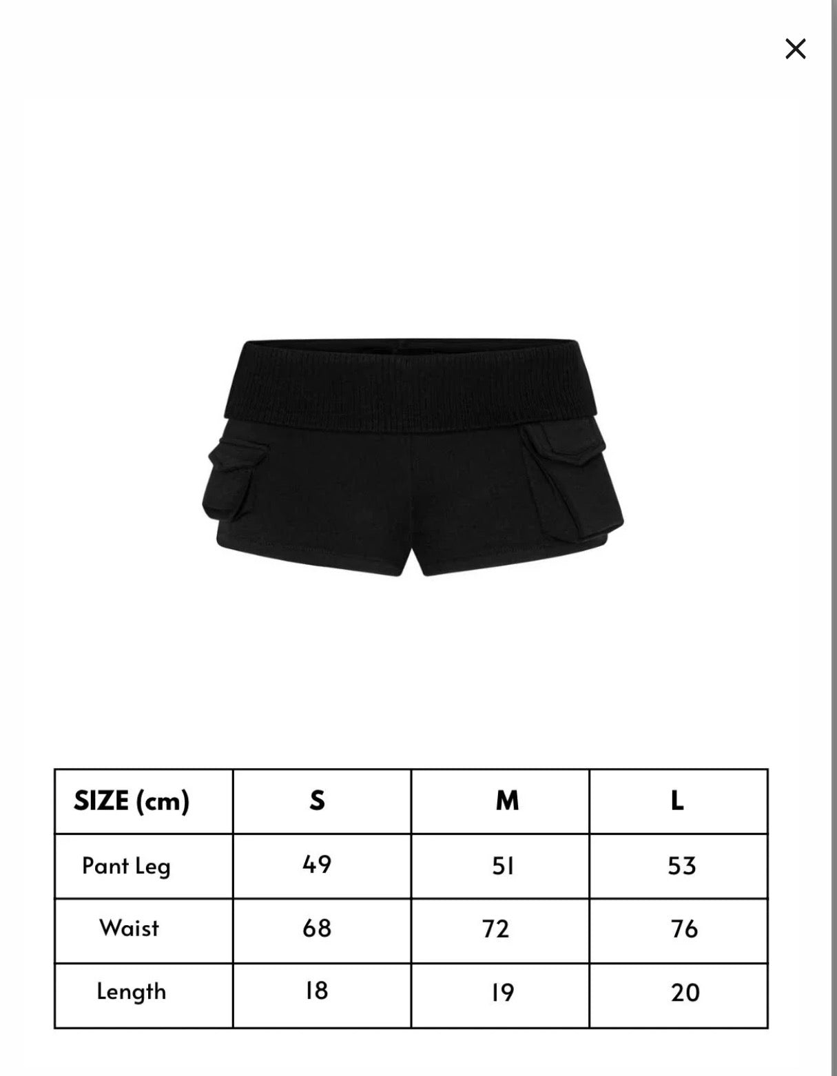 IUE “KANJI" MICRO SHORTS