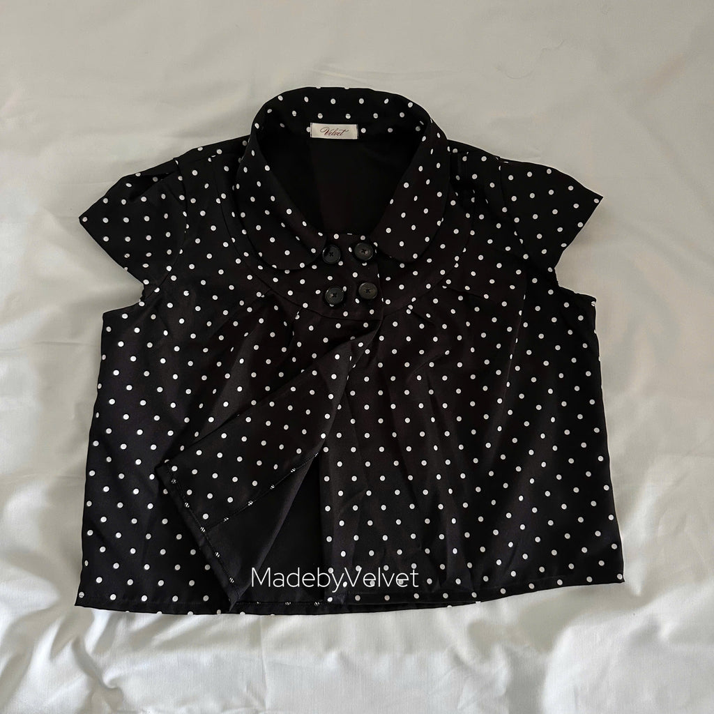 Velvet Dot Top