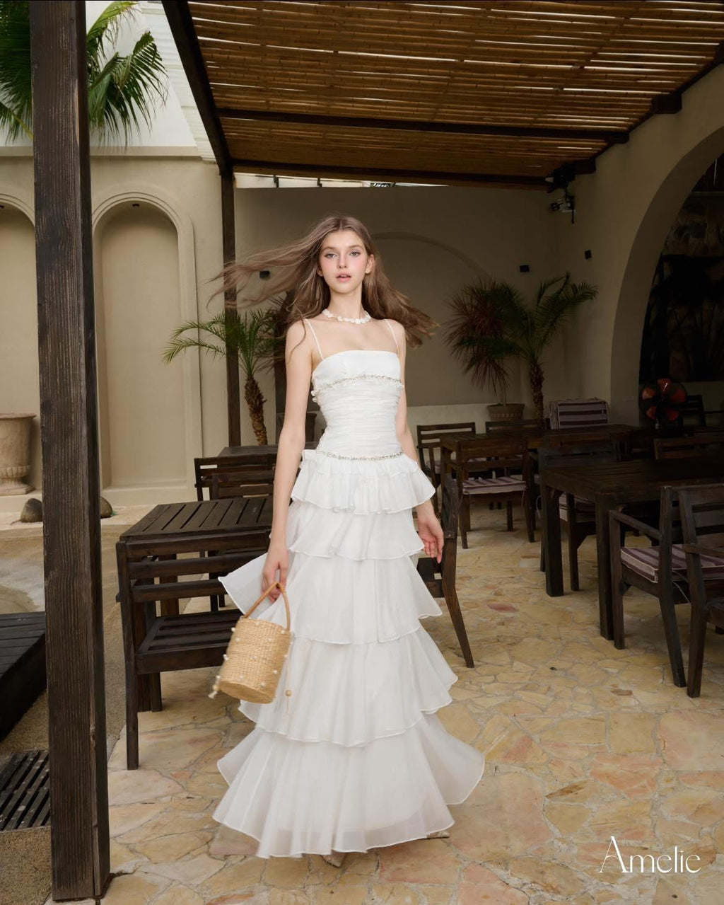 Amelie Marine Dress - Instock ready to dispatch in 48 hours