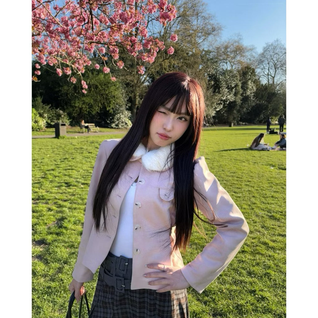 UYU Label Misa Faux Suede Jacket