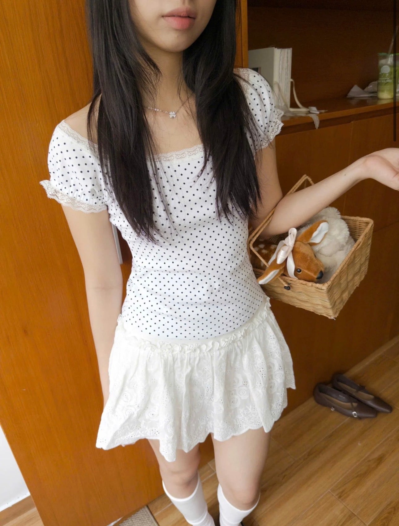 1998 Lindsey Polka Dots Top