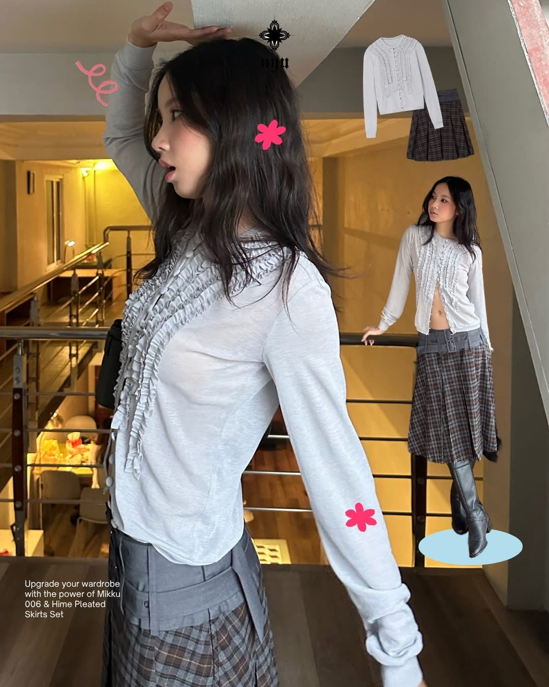 UYU Hime Plated Skirt - Ready to dispatch in 48 hours