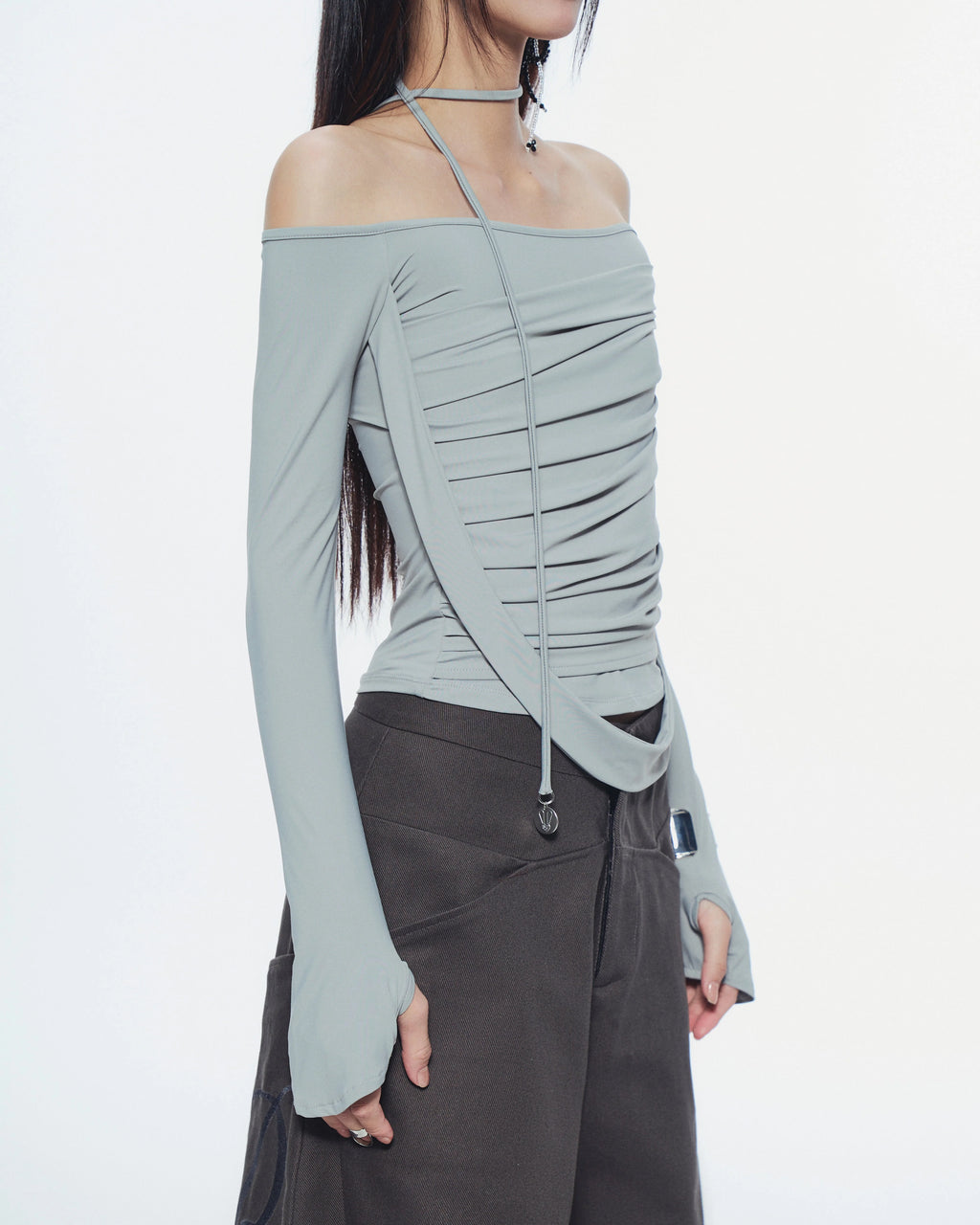 Bunnyhill MELVIN LONG SLEEVE TOP (Blue Grey)