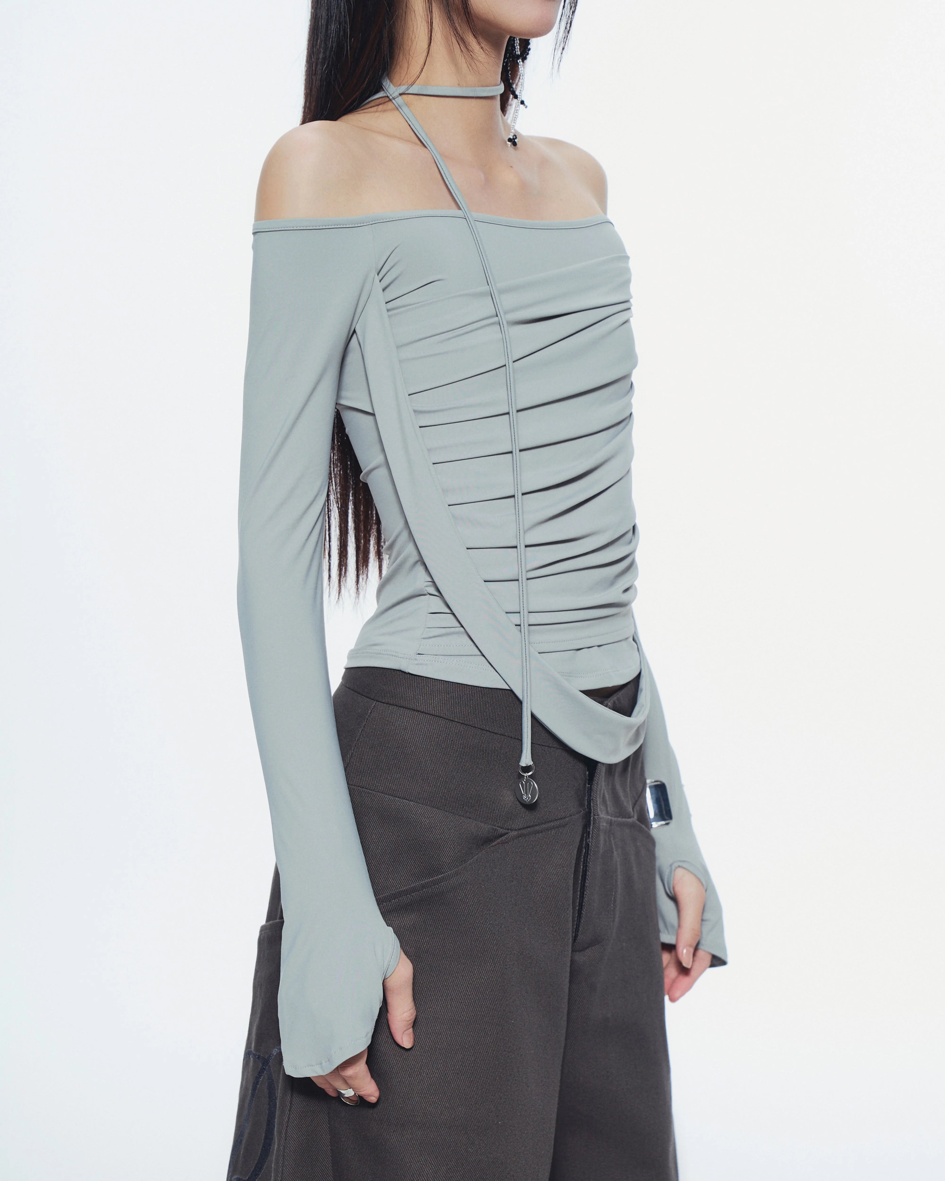 Bunnyhill MELVIN LONG SLEEVE TOP (Blue Grey)