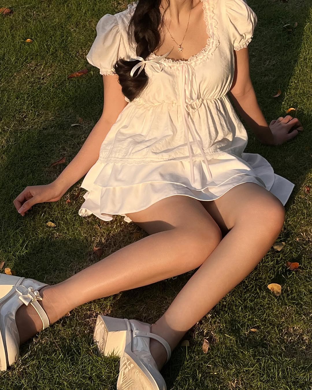 My Baby doll Top - White (Pre-order)