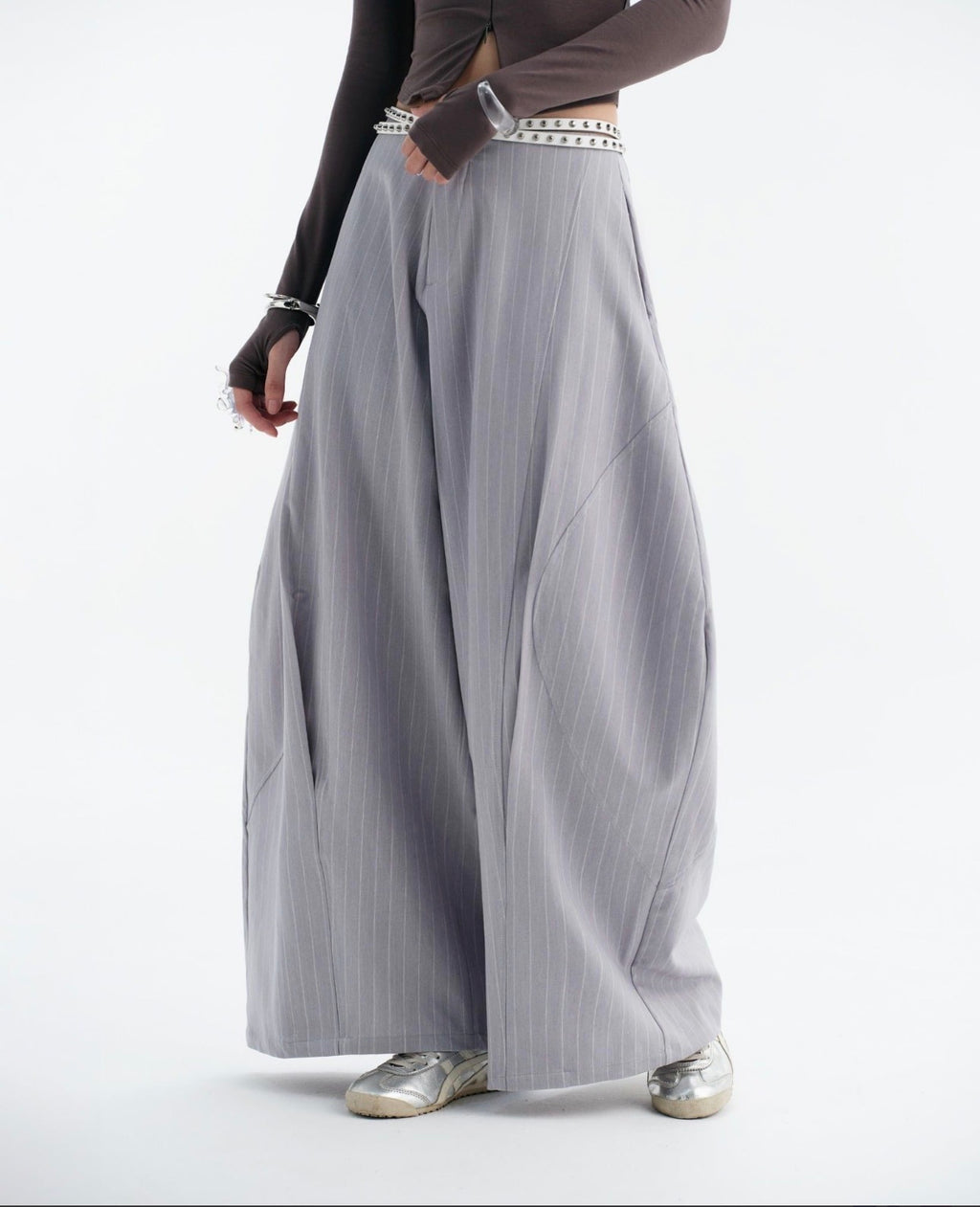 BunnyhillConcepts Luft Pants ( Blue Grey Striped ) - Ready to dispatch in 48 hours
