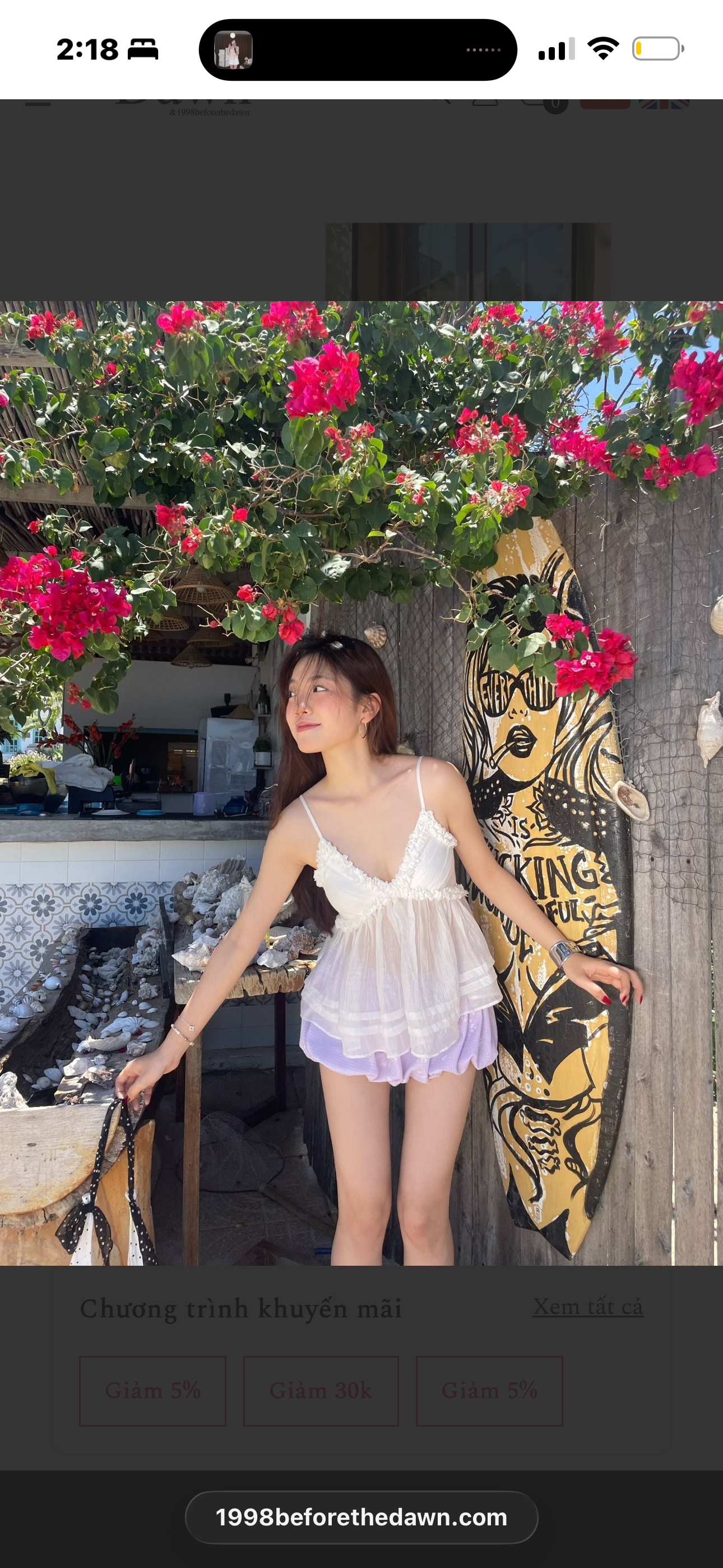 1998 Ariel Cami Top ( White ) - READY TO DISPATCH WITHIN 48 hours