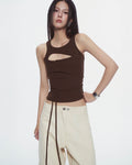 Bunnyhill Conrad Sleeveless Top (Brown)