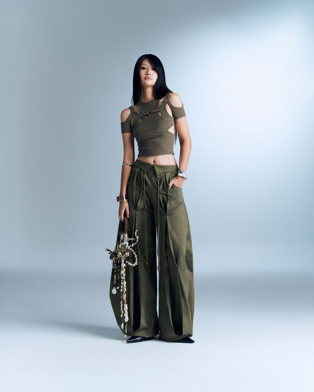 TAWNY TOP (ARMY GREEN) ( Pre-order )