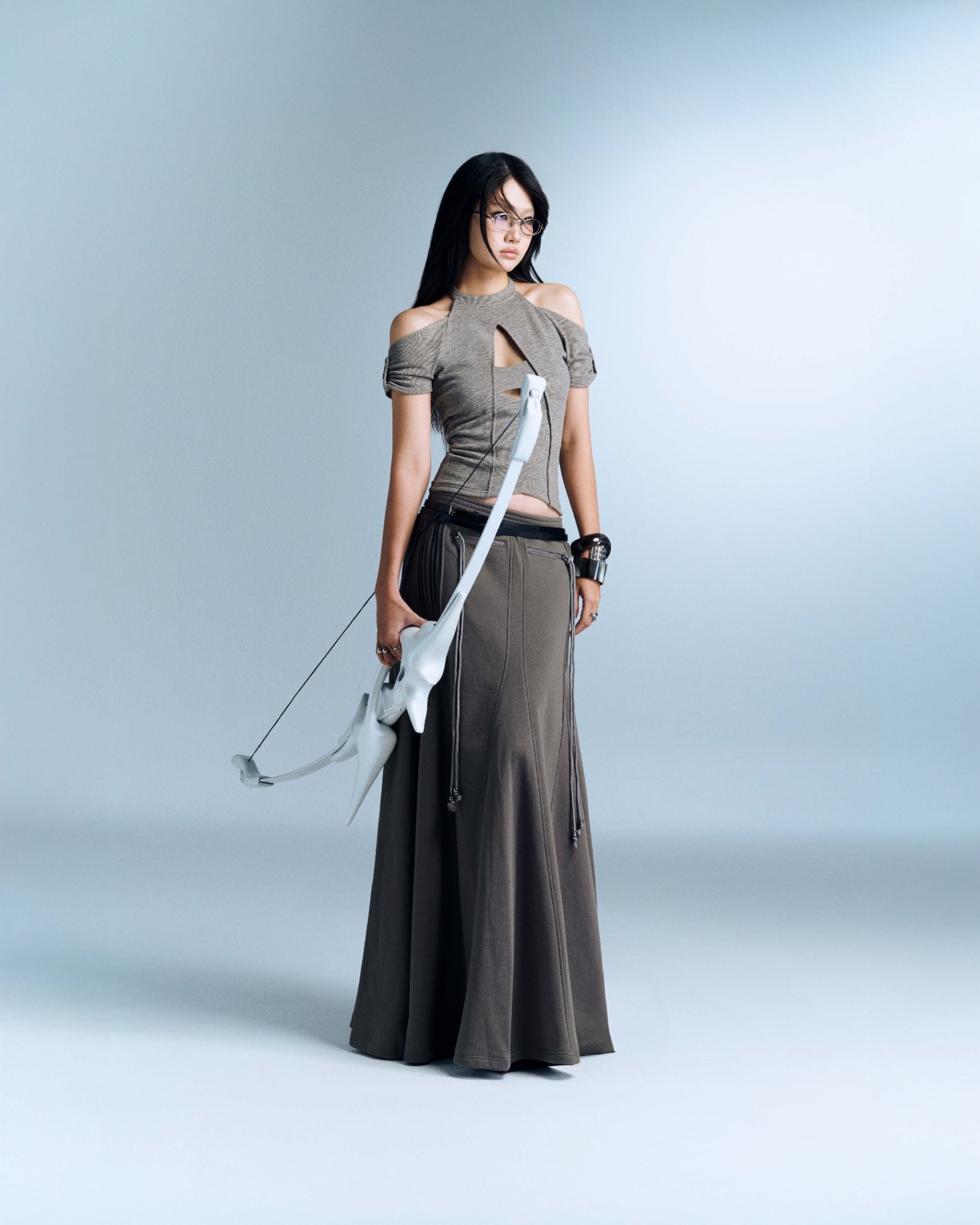 LOBELIA TOP (GREY) (Pre-order)