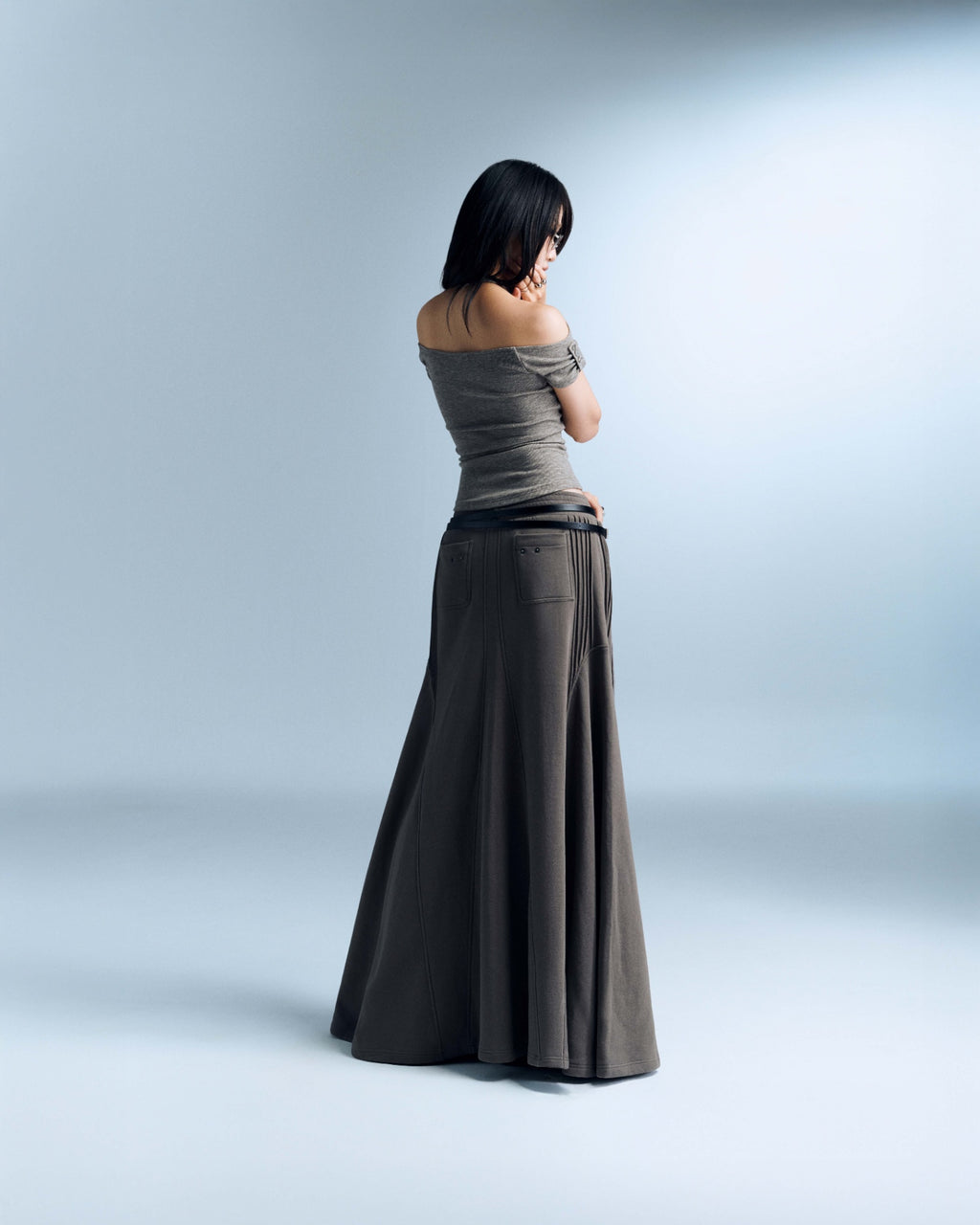 LOBELIA TOP (GREY) (Pre-order)