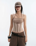 MELIOS MESH TOP (BEIGE)