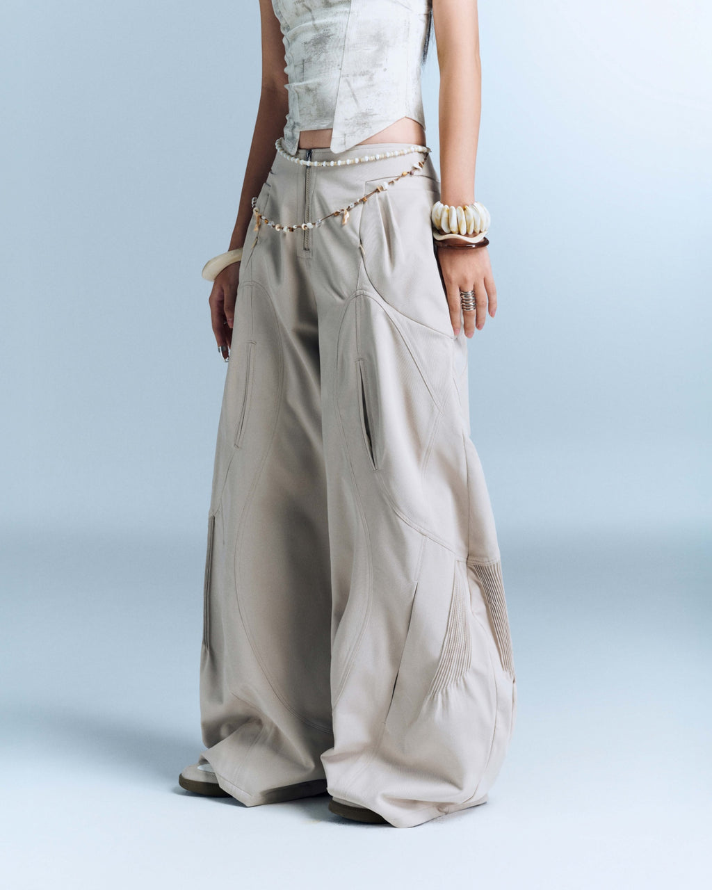 MURPHY PANTS (BEIGE) (Pre-order)