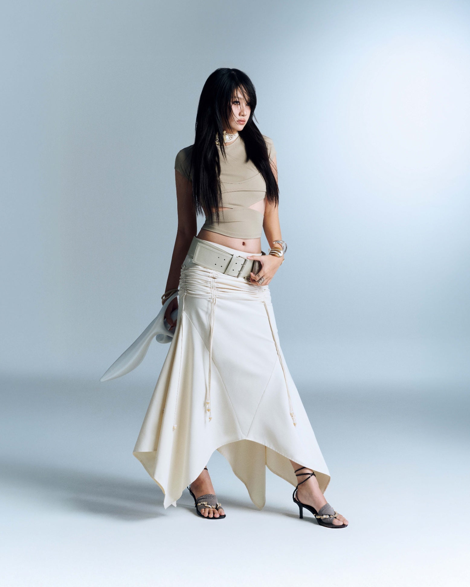 HARLOW SKIRT (IVORY)