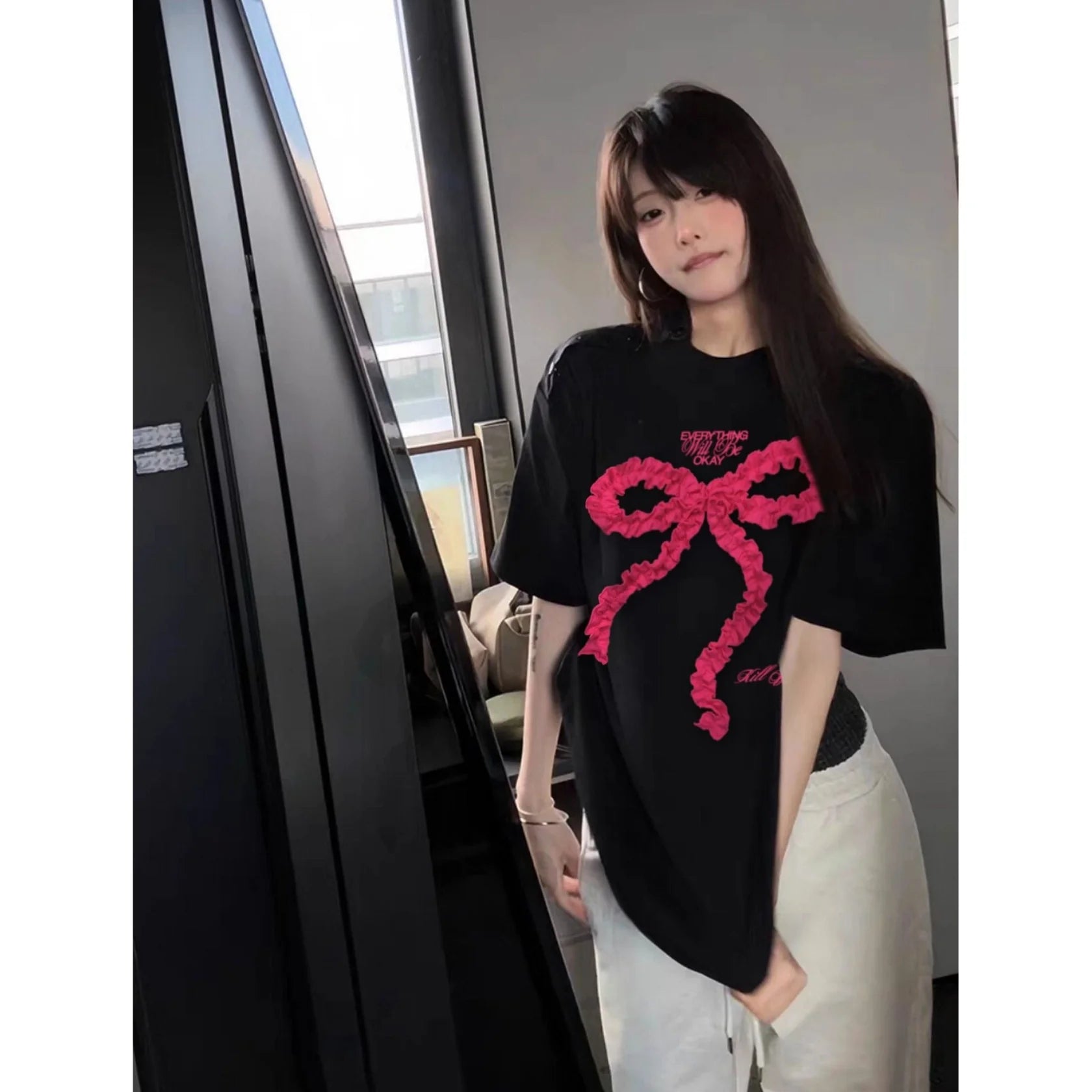 Ribbon Okay Tee (pre-order)