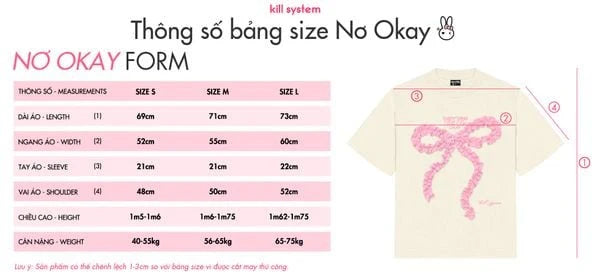 Ribbon Okay Tee (pre-order)