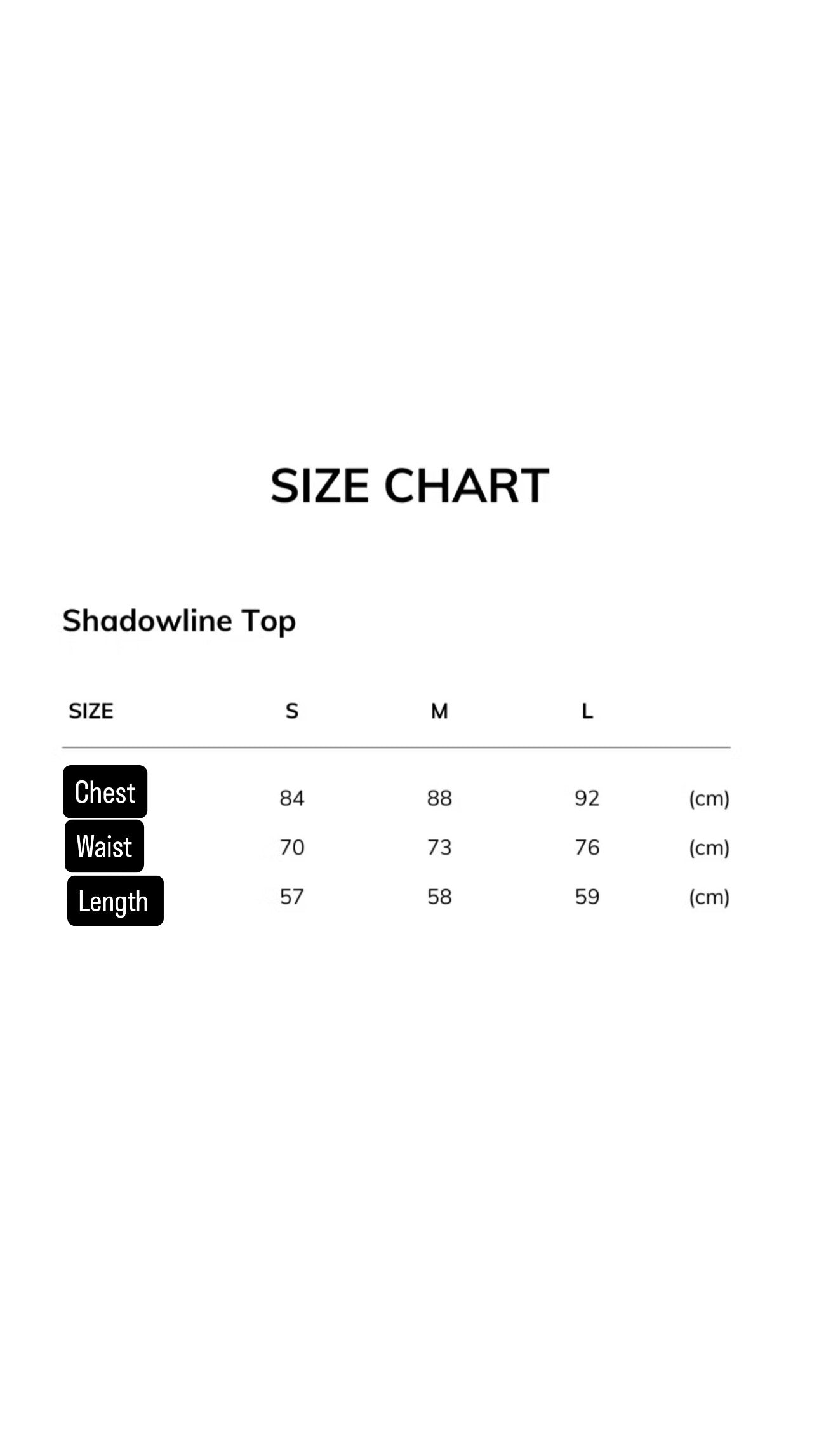 Nhien Shadowline Top- Ready to dispatch in 48 hours