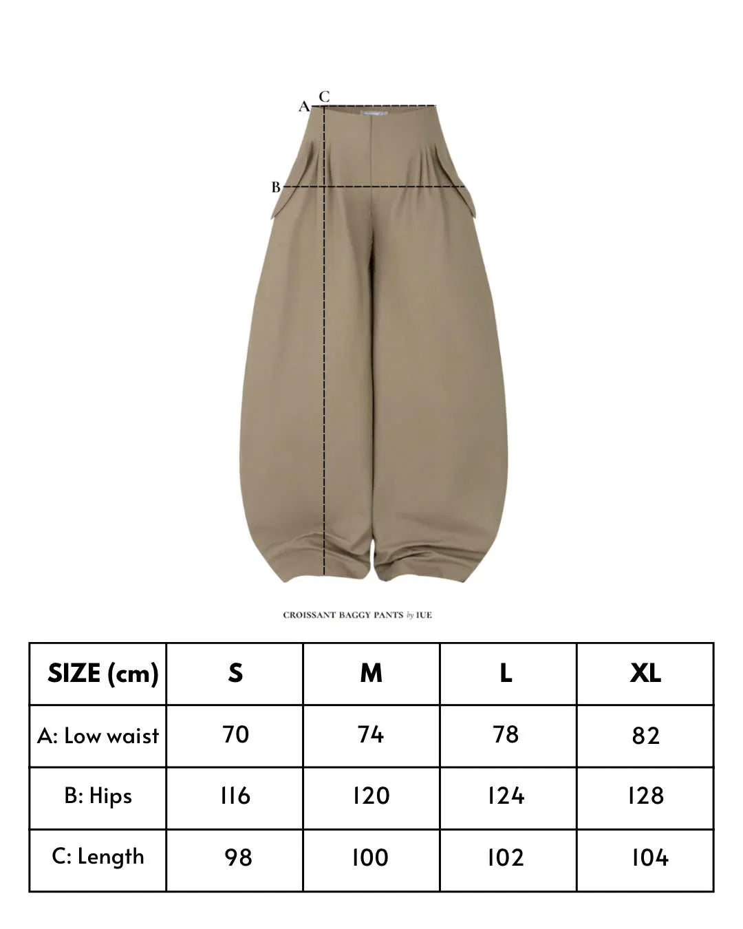 "BLACK BAMBOO" BAGGY PANTS