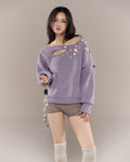 Bunnyhill Charo Sweater ( Purple Blue)