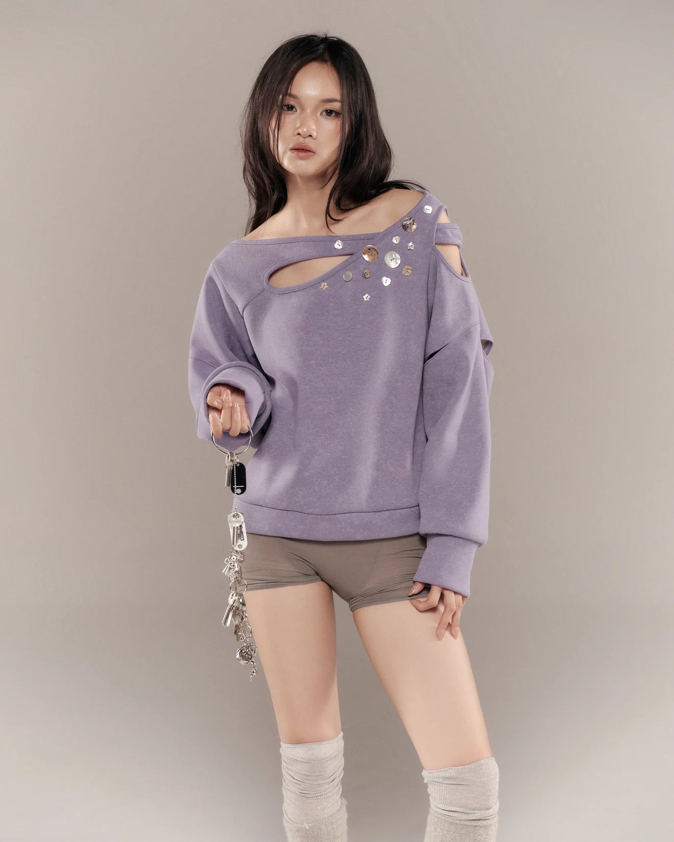 Bunnyhill Charo Sweater ( Purple Blue)