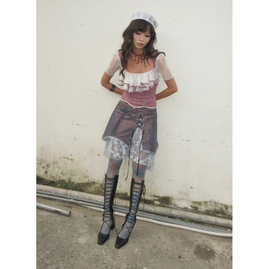 Into.Eight-Glitch Skirt