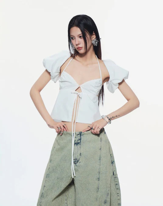 BUNNYHILL BEAU TOP ( White ) - READY TO DISPATCH WITHIN 48 hours