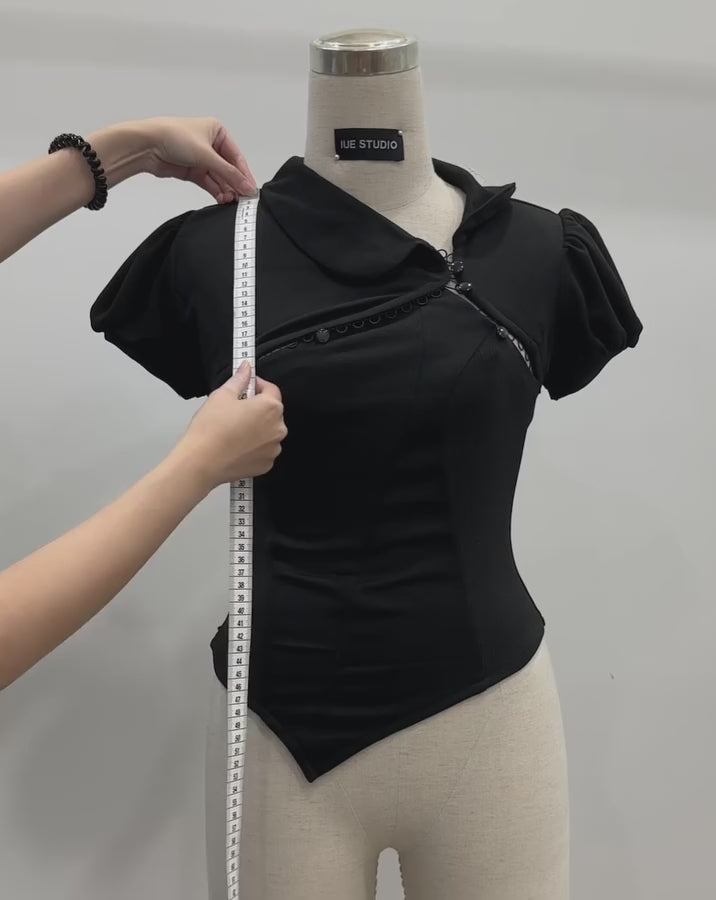 IUE Xin Xin Top (Black ) - Ready to dispatch in 48 hours